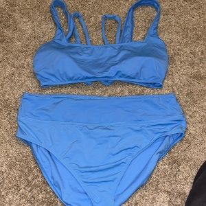 Blue bikini